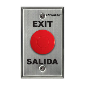 BOTON DE SALIDA ROJO HONGO SPDT  SECO-LARM SD-7201RCPE1Q