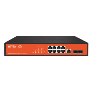 SWITCH WITEK 8GE+2SFP FULL GIGA 802.3AF/AT CLOUD L2 MANAGED POE  WI-PCMS310GF