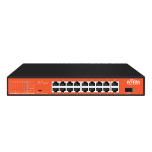 SWITCH WITEK POE16FE+1GE+1COMBO SFP+WATCHDOG+150W+250M WI-PS518GH