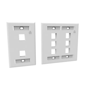 PLACA 4 PUERTOS FACEPLATE BLANCO FURUKAWA 35050090