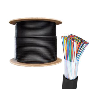 CABLE TELEFÓNICO 100 PARES 0.50MM INTEMPERIE NEGRO CARRUCHA X METRO