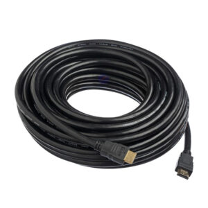 CABLE HDMI DE ALTA VELOCIDAD, HDMI 4K MACHO - HDMI MACHO, 20 METROS, NEGRO - Imagen 1