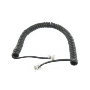 Cable Espiral negro 15FT Steren ST-302-015BK - 15pies-4.5m