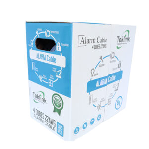 CABLE ALARMA 4 HILOS 22AWG COBRE  UL  305 METROS - OFC (COBRE LIBRE OXIGENO) TEKLINK
