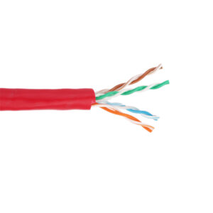 CABLE UTP TEKLINK CAT6 - INTERIOR 23 AWG - 305M 100% COBRE - UL  ETL - ROJO - Imagen 1
