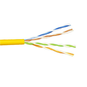 CABLE UTP TEKLINK CAT6 - INTERIOR 23 AWG - 305M 100% COBRE - UL & ETL - AMARILLO - Imagen 1