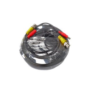 CABLE 30M CON CONECTOR BNC Y DC  PARA CAMARA A XVR COAXIAL - 30 METROS