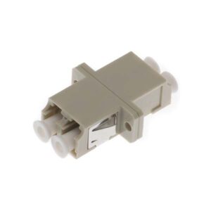 ADAPTADOR FIBRA LC/UPC MM DUPLEX COLOR BEIGE