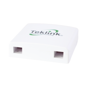 CAJA DE FIBRA OPTICA PLASTICA INTERIOR MONTAJE PARED 2 HILOS ODF TEKLINK FIB-BOX-2C - Imagen 5
