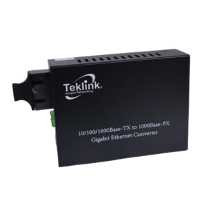CONVERTIDOR DE MEDIOS 10/100/1000M MULTIMODO DUAL FIBRA SC 0.55KMS 850NM SET 2 PCS TEKLINK