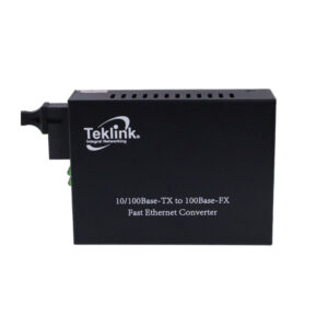 CONVERTIDOR MEDIOS FIBRA B BIDI 10/100M SM WDM 25KM SC PORT 1550/1310NM TEKLINK TKLSG-25B