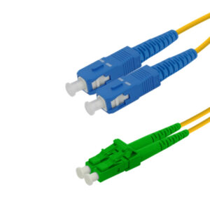 PATCH CORD DE FIBRA SC/UPC -LC/APC MONOMODO DUPLEX 3MTS PVC JACKET 3.0MM 9/125 - Imagen 2