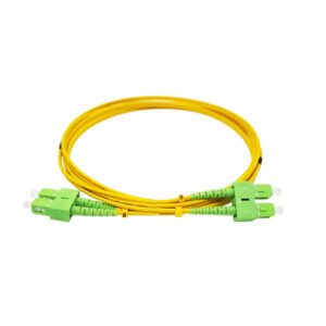 PATCH CORD DE FIBRA SC/APC-SC/APC MONOMODO DUPLEX 3MTS PVC JACKET 3.0MM 9/125 - Imagen 1