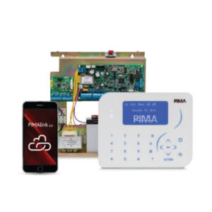 PANEL DE ALARMA PIMA FORCE16  8Z  EXP TO 16 CON TECLADO KLR500 Y COMUNICADOR