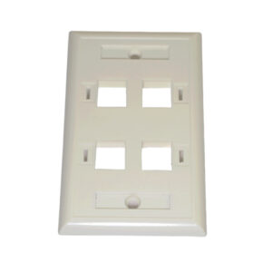 PLACA CON ID 4P BLANCA TEKLINK