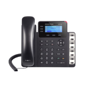 TELÉFONO IP GRANDSTREAM DOBLE PUERTO COMUNICACIÓN GIGABIT, 3 LÍNEAS POE GXP-1630