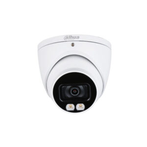CAMARA HDCVI DAHUA DOMO 2MP FULL-COLOR STARLIGHT HDCVI 2.8MM 40M IP67 MIC METAL HAC-HDW1239TN-A-LED