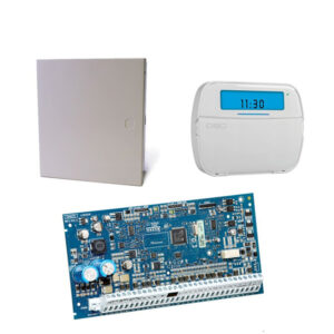 KIT PANEL ALARMA POWERSERIES NEO HS2032 8 /32 ZONAS,TECLADO HS2ICN Y GABINETE PC5002 DSC
