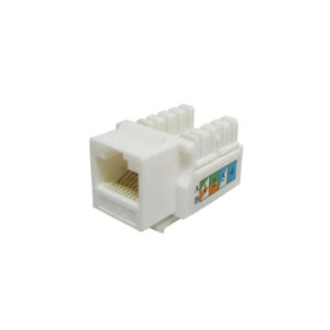 JACK UTP CAT6 - UL - BLANCO TEKLINK - 90GRADOS