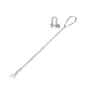 REMATE PREFORMADO METALICO CABLE FIBRA ADSS 13MM INCLUYE BASE FIJACION POSTE VERDE