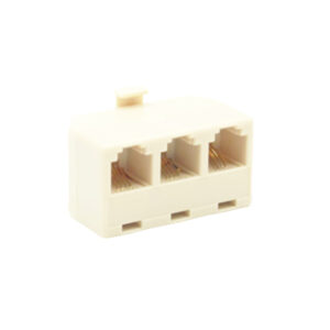 ADAPTADOR PARA TELÉFONO DE 3 VÍAS SPLITTER RJ11 A 3 HEMBRAS