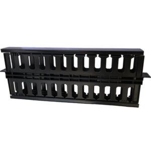 ORGANIZADOR CABLE HORIZONTAL RANURADO 1U - DOBLE LADO - TEKLINK - Imagen 3