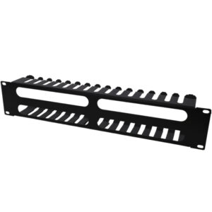 ORGANIZADOR CABLE HORIZONTAL RANURADO 2U - 1 LADO - TEKLINK - Imagen 3