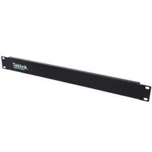 TAPA CIEGA PARA RACK Y GABINETES 19" ANCHO 1U COLOR NEGRO TEKLINK
