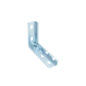 BRACKET DE PARED TIPO L PARA CANASTA 4PLG (100MM) ANCHO BICROMATADO TEKLINK