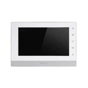 MONITOR LCD TOUCH DAHUA 7 PULGADAS PARA VTO6210,  INTEGRACION  ALARMA PARA VIDEO PORTERO VTH-1550CH