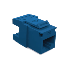 CONECTOR HEMBRA GIGALAN CAT6 T568 A/B  90/180 AZUL FURUKAWA