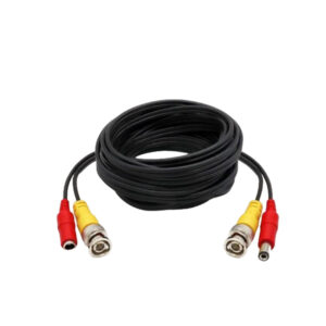 CABLE 20M CON CONECTOR BNC Y DC  PARA CAMARA A XVR COAXIAL - 20 METROS