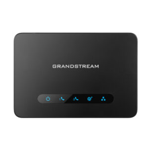 GATEWAY GRANDSTREAM HT812  2-PUERTOS FXS ADAPTADOR VOIP-ANÁLOGO - 2LAN GIGA