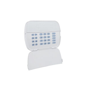 TECLADO LED CABLEADO 5 TECLAS DE FUNCION PROGRAMABLES DE 16 ZONAS DSC NEO