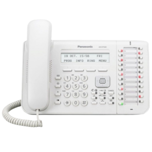 Teléfono Digital  Panasonic con DSS 24 botones programables (Blanco) PANASONIC