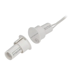 CONTACTO EMPOTRADO PUERTA ACERO  CON CABLES N.C.1" GAP (BLANCO) SECOLARM - SM-4105-LQ/W
