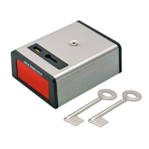 BOTON DE PANICO METALICO NC CON LLAVE PARA ARMAR SECO-LARM  SS-077Q