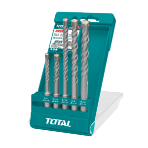 JUEGO BROCAS CONCRETO TOTAL SDS PLUS 5 PIEZAS UTAC190501