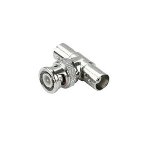 CONECTOR T BNC  1 MACHO          A    2 BNC   HEMBRAS - Imagen 1