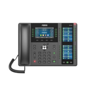 TELEFONO FANVIL EMPRESARIAL IP DOS PANTALLAS, 10 CUENTAS 20 LÍNEAS, POE 10/100/1000 X210