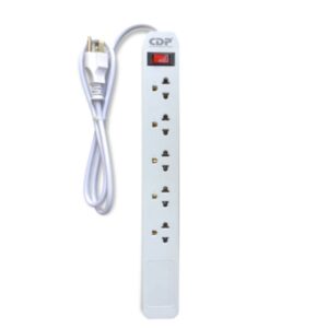 REGLETA CDP SUPRESOR DE PICOS 300 JOULES -- 5 PUERTOS R-SS5