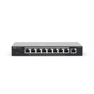 SWITCH RUIJIE-REYEE 9 PUERTOS 8 POE+ 10/100/1000 1UPLINK 120W  CLOUD RG-ES209GC-P