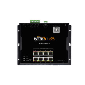 SWITCH CLOUD ESTILO PLANO WITEK 8 RJ45 GIGA 2 SFP ENTRADA 48VDC 145W WI-PCES310GF-F