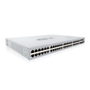 SWITCH CLOUD CAPA 3 WITEK 48 RJ45 GIGA POE 6 SFP+ 370W WI-PCMS554F-L3 V2