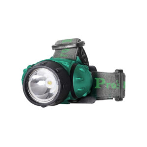 LINTERNA FOCO PROSKIT CON CINTA PARA CABEZA O CASCO  FL-528