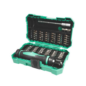 CAJA DE DESATORNILLADOR CON 57 PUNTAS EN 1 PROSKIT INTERCAMBIABLES SD-9857M