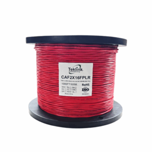 CABLE ALARMA INCENDIO TEKLINK 16AWG 2 HILOS 305MTS UL CAF2X16FPLR