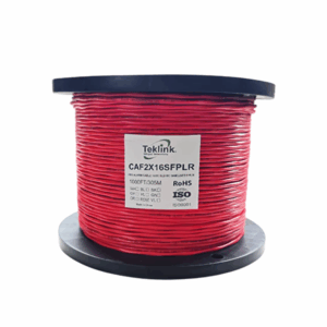 CABLE ALARMA INCENDIO TEKLINK 16AWG 2 HILOS 305MTS BLINDADO UL CAF2X16SFPLR