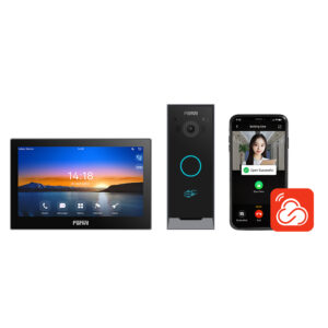KIT VIDEO PORTERO FANVIL IP PANTALLA TACTIL 7 PLG APERTURA DE CERRADURA VIK-01