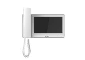 PANTALLA VTH 7" DAHUA CON AURICULAR DE MANO BLANCO WIFI 12V-POE VTH5421EW-H